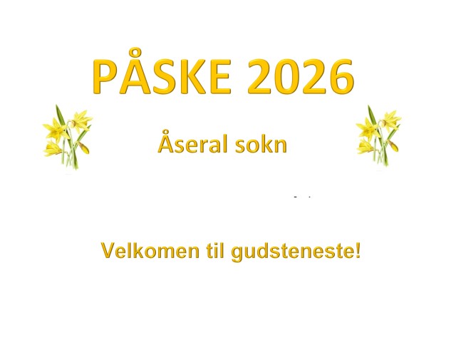 påska 2026 åseral